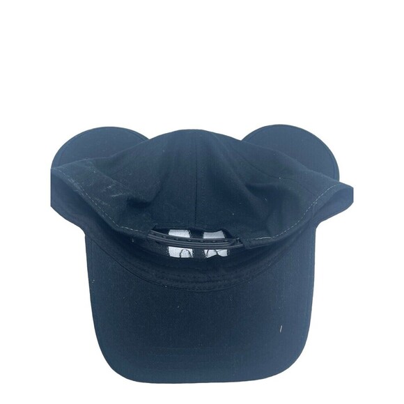 Mickey Mouse Face and Ears Youth Sized Adjustable Hat Black - Picture 4 of 12